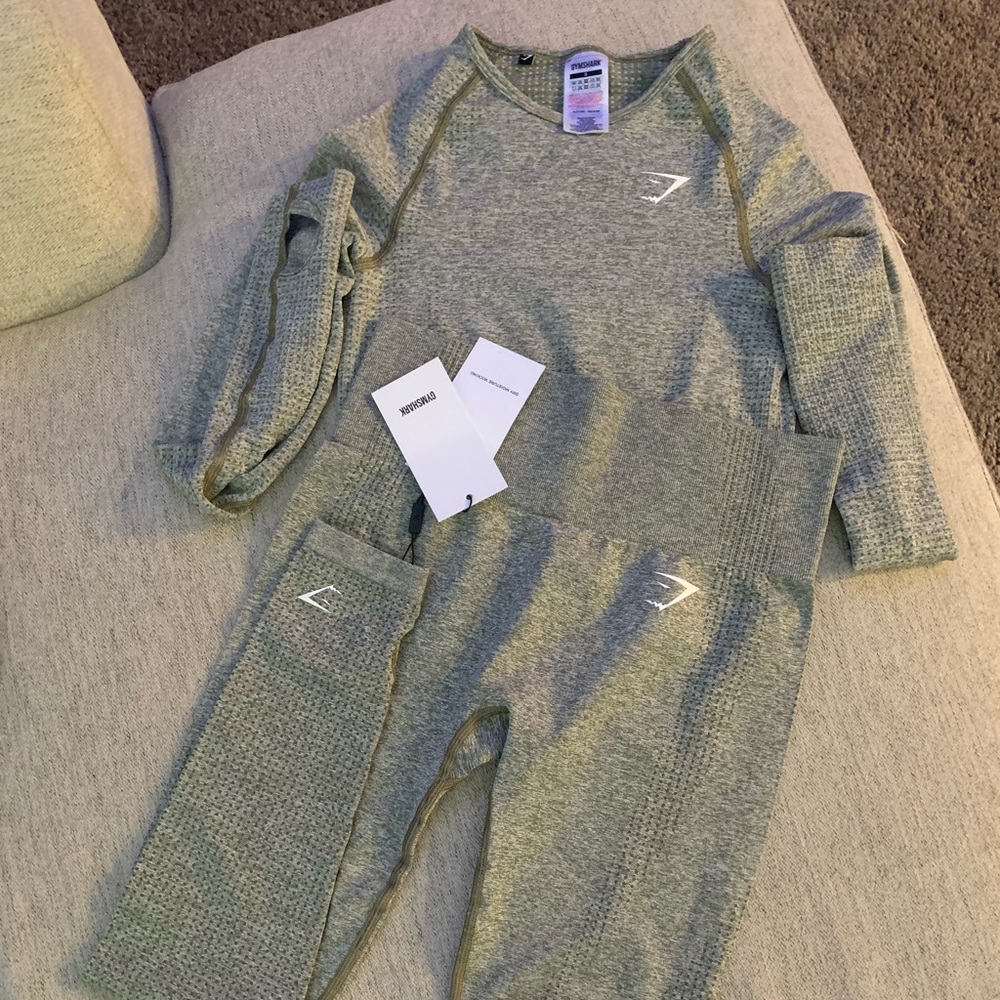 Legging and crop work our set